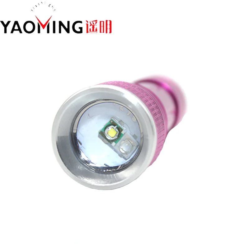 Профессиональный Cree Led 5 Вт Водонепроницаемый масштабируемый 365nm УФ фонарик