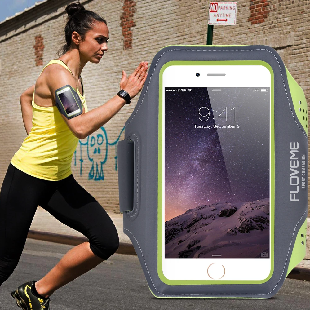 Водонепроницаемый спортивный чехол Floveme для iPhone 6 Plus 6s 7 8 5 дюймов|sport armband|sports running
