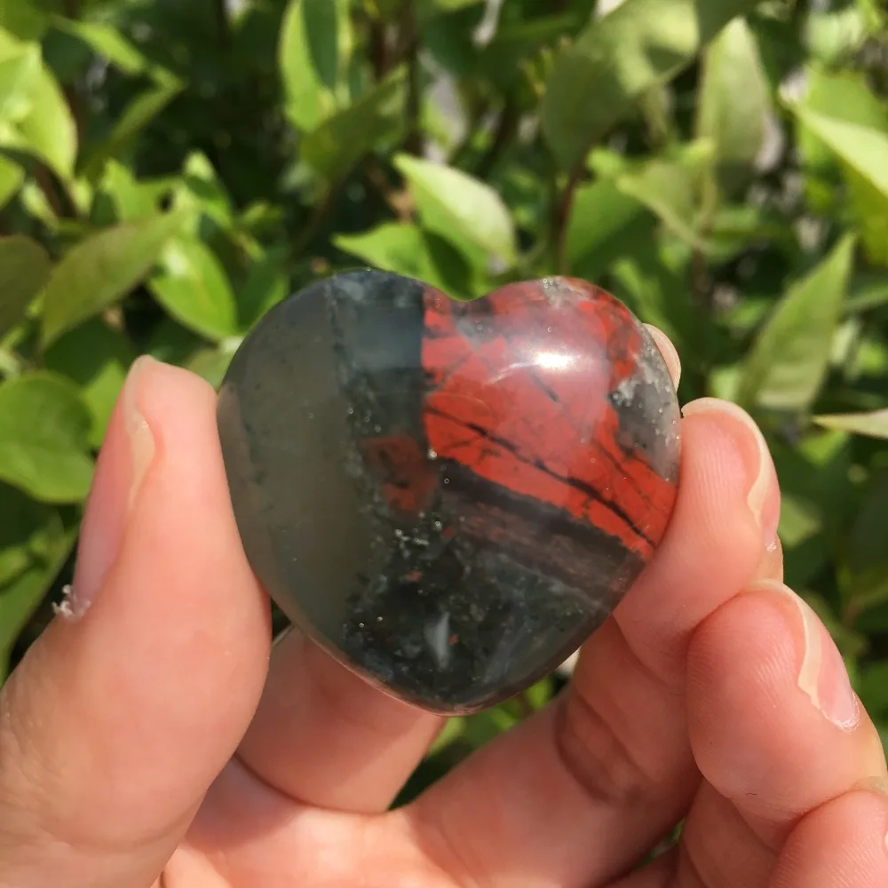 4 шт Природный кристалл Дракон кровь Камень Сердце энергия Исцеление | Дом и сад