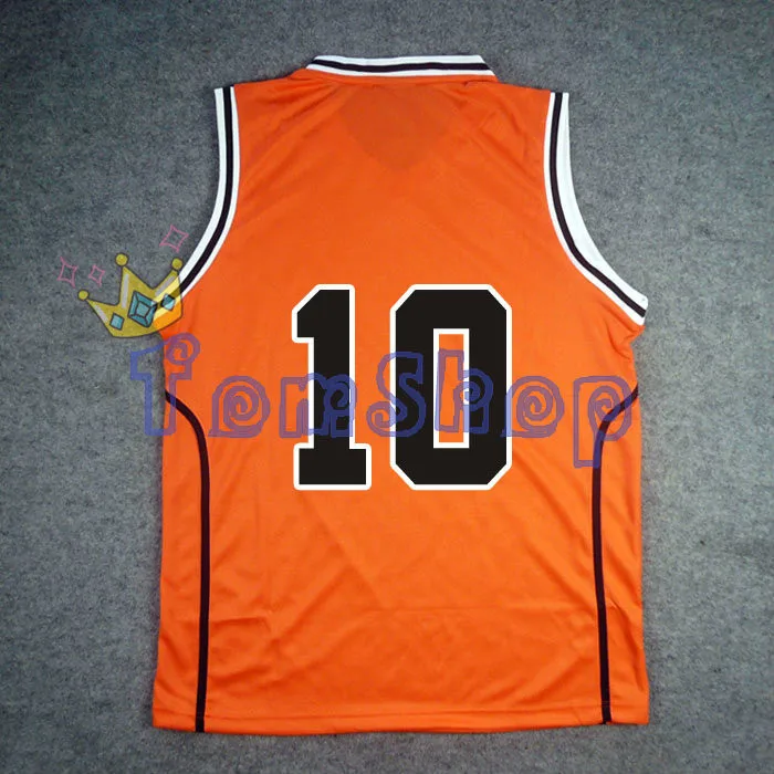 Аниме KUROKO'S Баскетбол Kuroko no Basuke Косплей Shutoku школа#6 Midorima Shintaro гость Баскетбол Джерси Спортивная одежда оранжевый