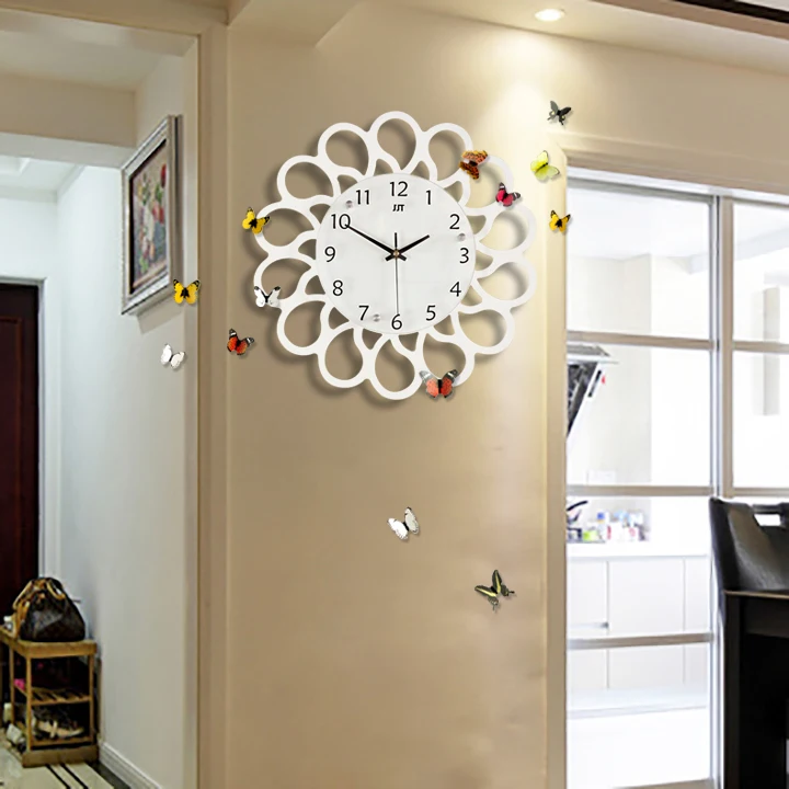 Часы Простой гостиная часы настенные Творческий современное искусство личности
