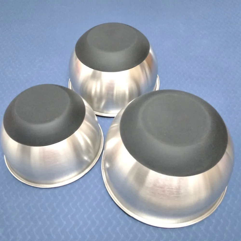 S/3 миска для смешивания из нержавеющей стали с крышкой (2qt 2.5qt 3qt ) набор миски