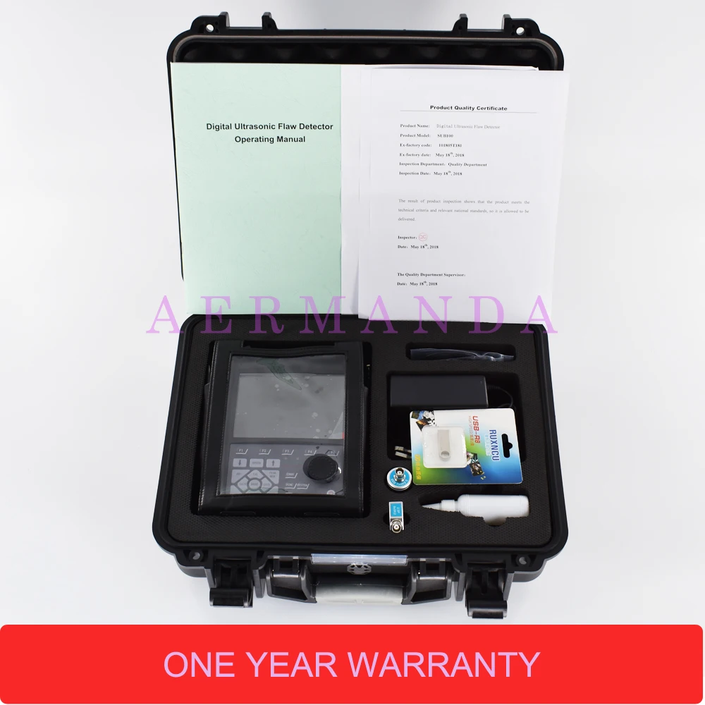 

SUB100 Digital Ultrasonic Flaw Detector Material Velocity 1000-9999 m/s NDT Instruments designed with leading technology