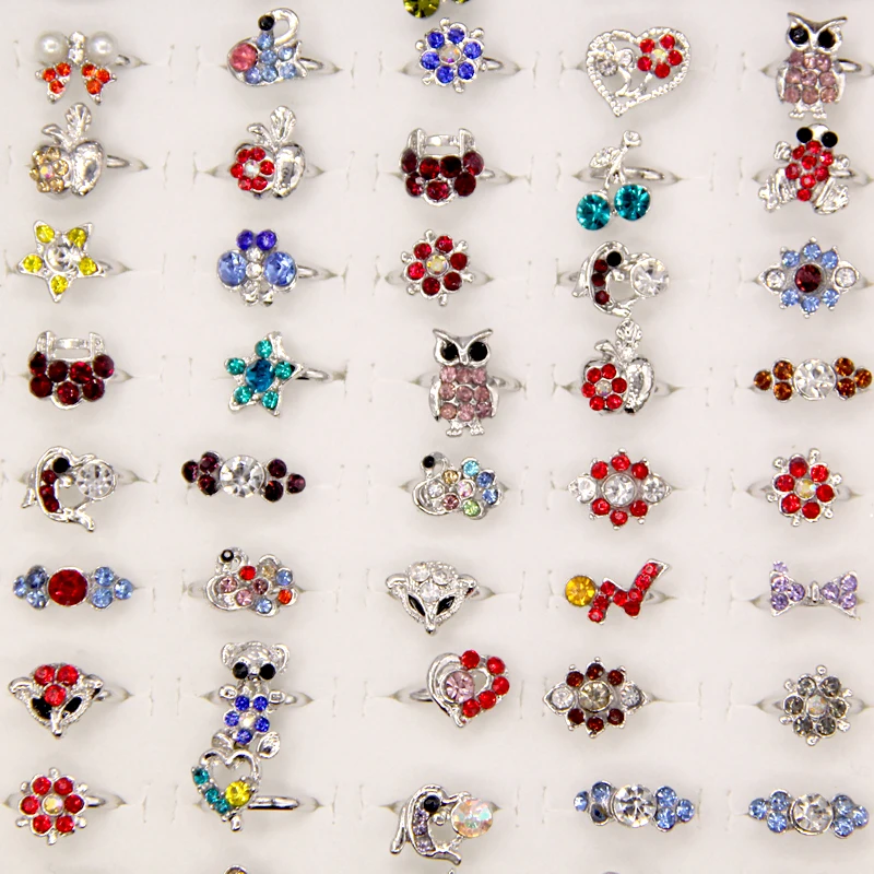 Новинка 2017 года оптовая продажа смешанные 50 шт. ювелирные изделия партии Детские