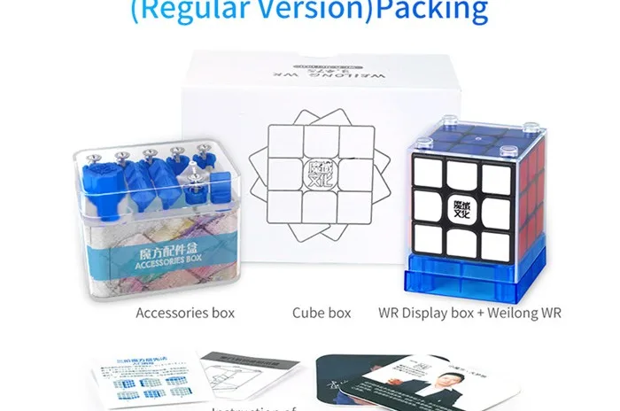 MOYU Weilong WR 3X3X3 куб черный/без наклеек Weilong WR 3X3X3 м куб черный/без наклеек