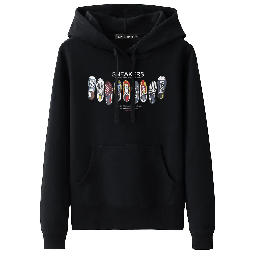 Новая модная хипстерская Женская толстовка Женские однотонные толстовки