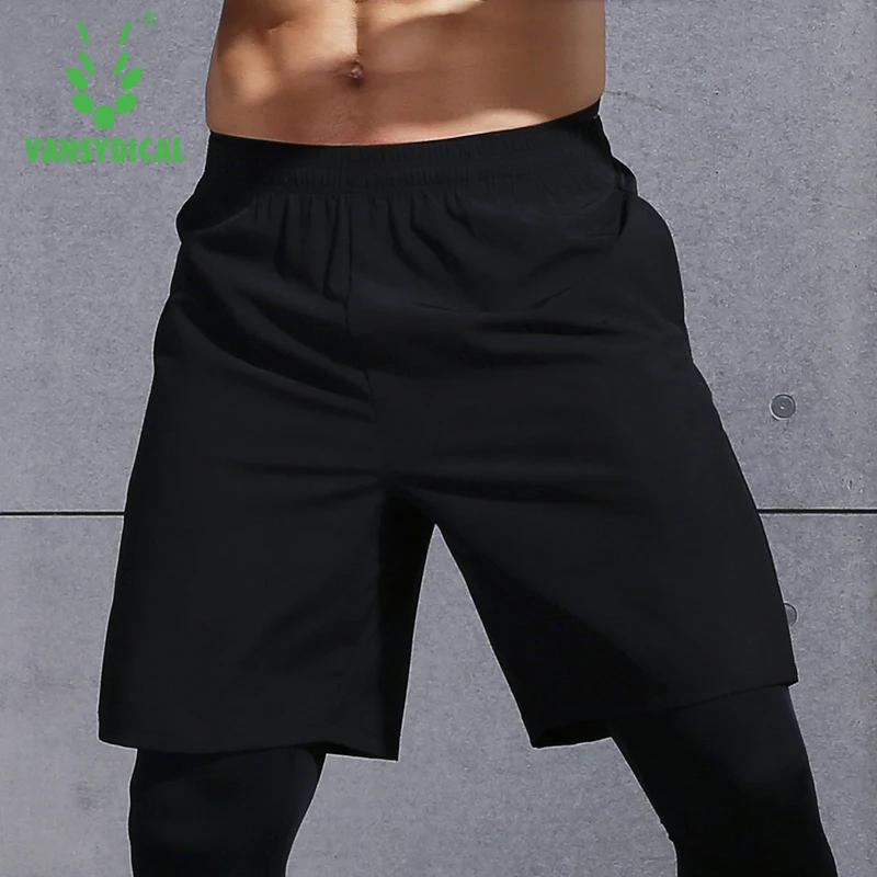 Летние тренировочные шорты для тренировок мужские быстросохнущие свободные