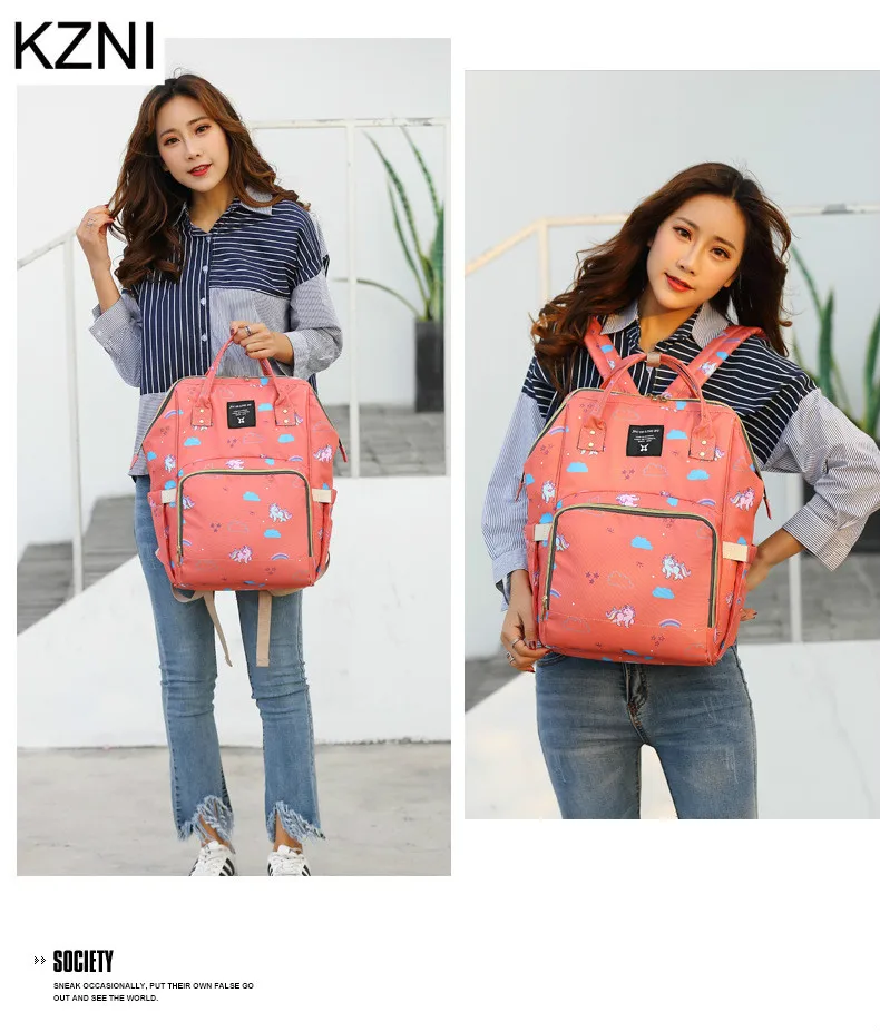 Сумка для подгузников рюкзак путешествий водонепроницаемый вместительный