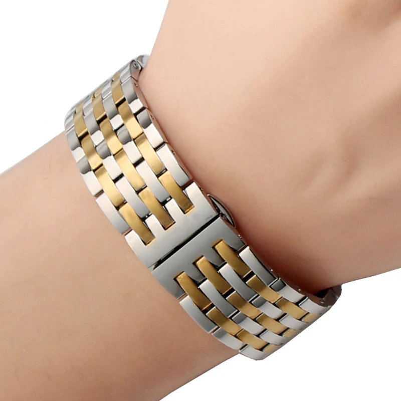 Ремешок из нержавеющей стали 19 мм для 1853 T038430A мужские часы браслет