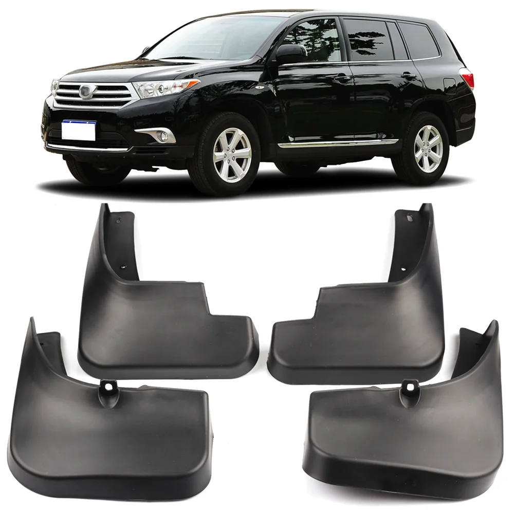 Dasbecan Автомобильные Брызговики Highlander 2012-2013 для Toyota автомобильные аксессуары для крыльев брызговик защитные панели 2012 2013