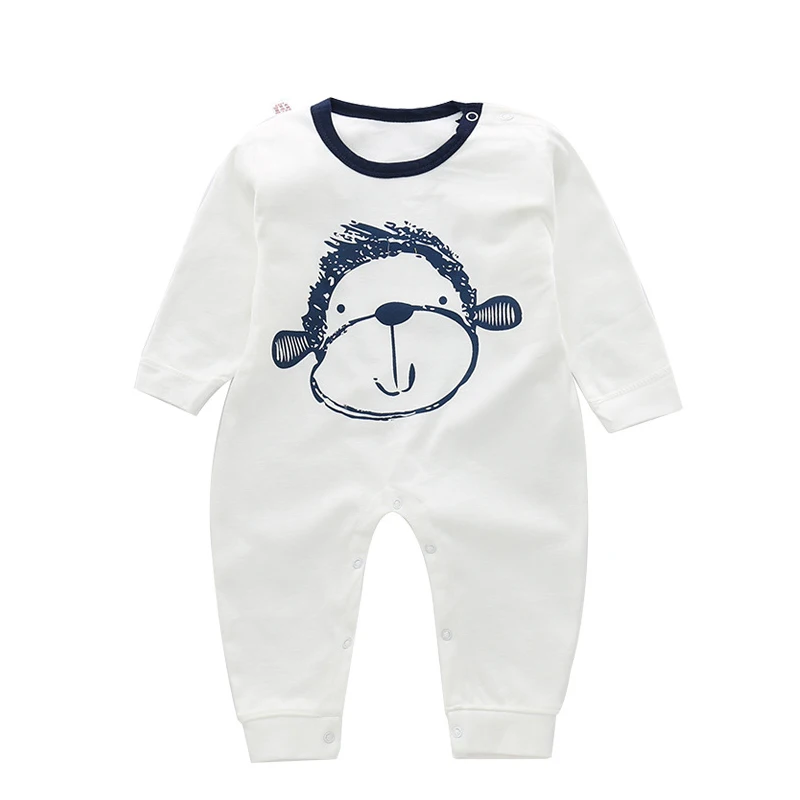 AmyaBaby с длинными рукавами для маленьких девочек детский комбинезон хлопок осень мальчик комбинезон унисекс детская одежда костюм на Хэллоуин младенческой комбинезон - Цвет: 4
