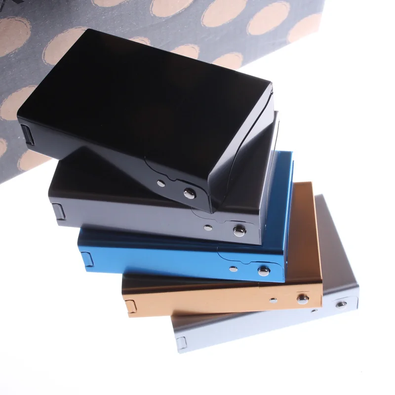 Портсигар на боковой стороне креативных подарков 20 упаковок автоматическая