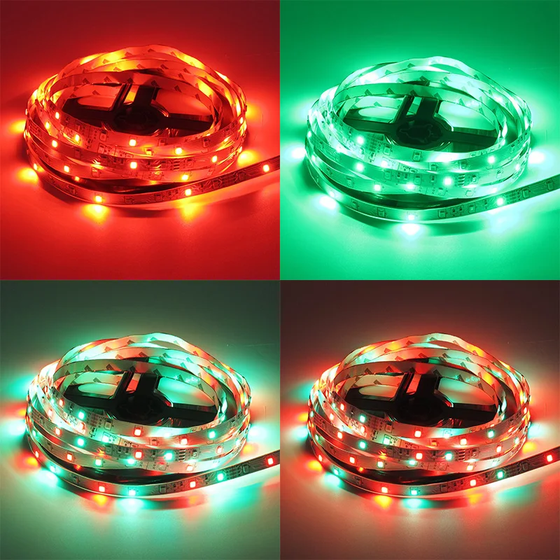 10 м 2835 Водонепроницаемый RGB Светодиодные ленты DC12V гибкая светодиодная лента