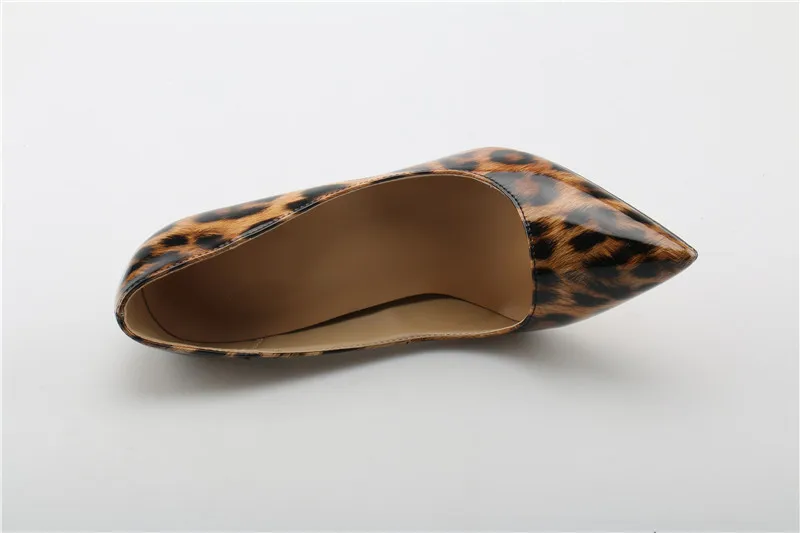Patent Leather Women's Pumps Leopard Pattern Pointed Toe So Kate Stiletto Women Mutil Models Super High Heels Office Lady Shoes | Обувь
