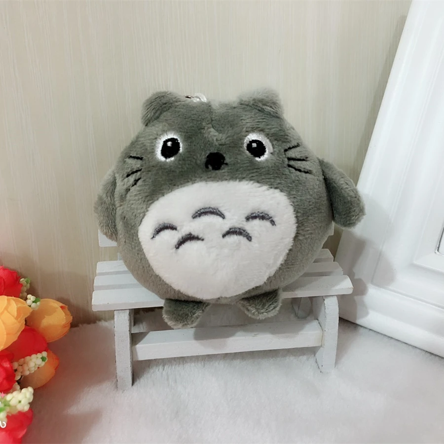 Janpan Аниме кошка Тоторо 8 см брелок игрушки плюшевые чучело игрушка маленькие