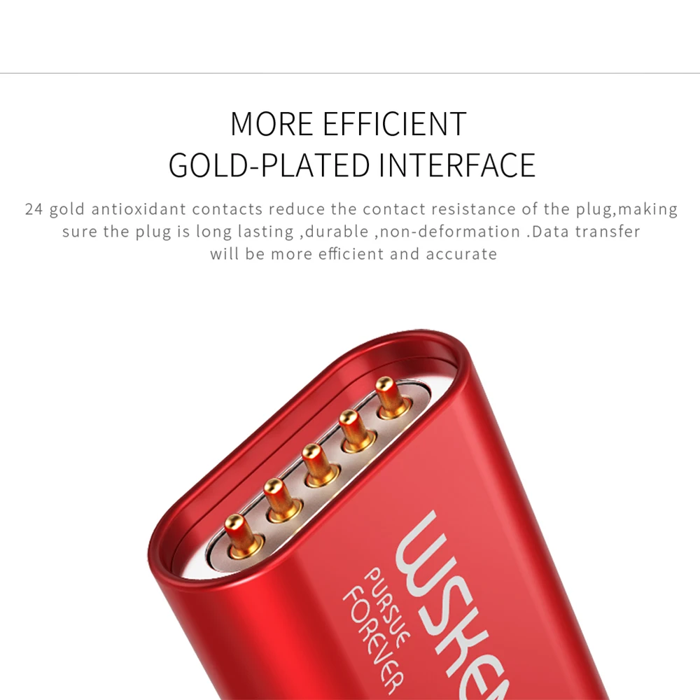 Магнитный кабель WSKEN Lite1 3 шт./лот Micro USB для быстрой зарядки iPhone 1 м|Кабели мобильных