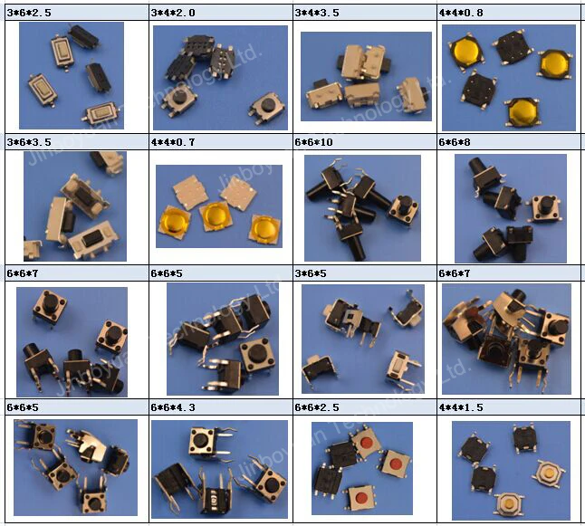 Бесплатная доставка Тактильный кнопочный переключатель Микро Переключатель для