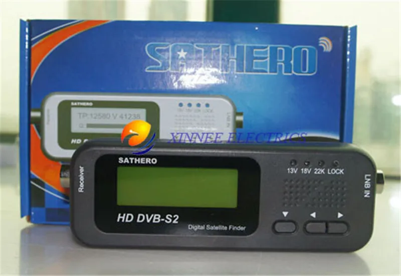Sathero SH-100 HD DVB-S2 цифровой спутниковый искатель спутниковый измеритель ЖК-дисплей USB 2,0 высококачественный сигнал спутниковый искатель