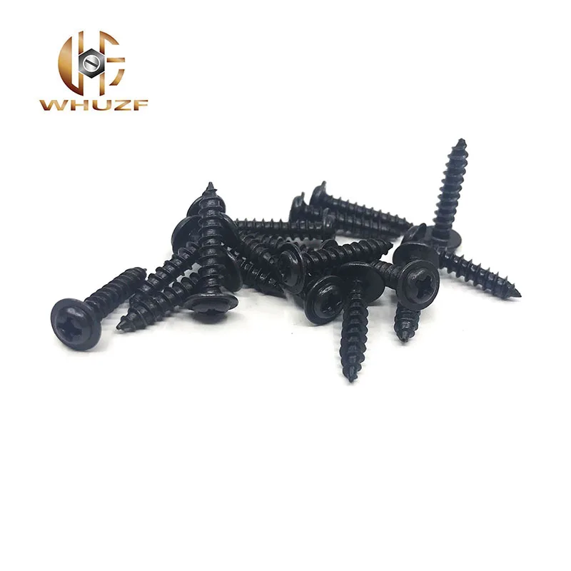 100 шт. самонарезающие винты с цилиндрической головкой черные M2.3 * 4/5/6/8/12 мм|Винты| |