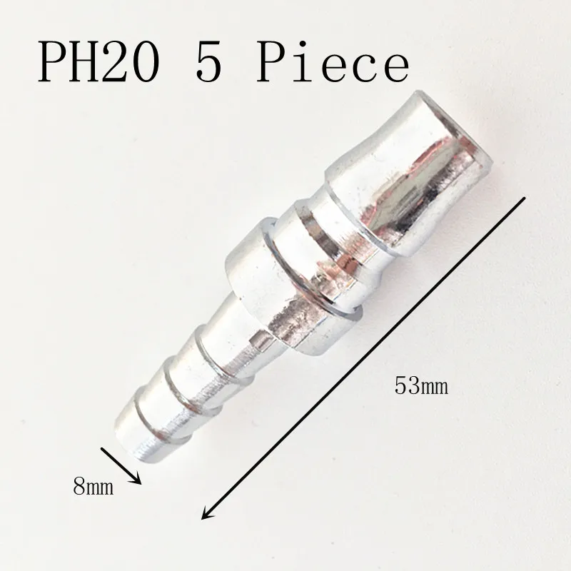 only PH20 5 piece 5 комплектов Пневматический фитинг C Тип SH20+ PH20 быстрый разъем высокого давления муфта работа на воздушный компрессор - Цвет: only PH20 5 piece