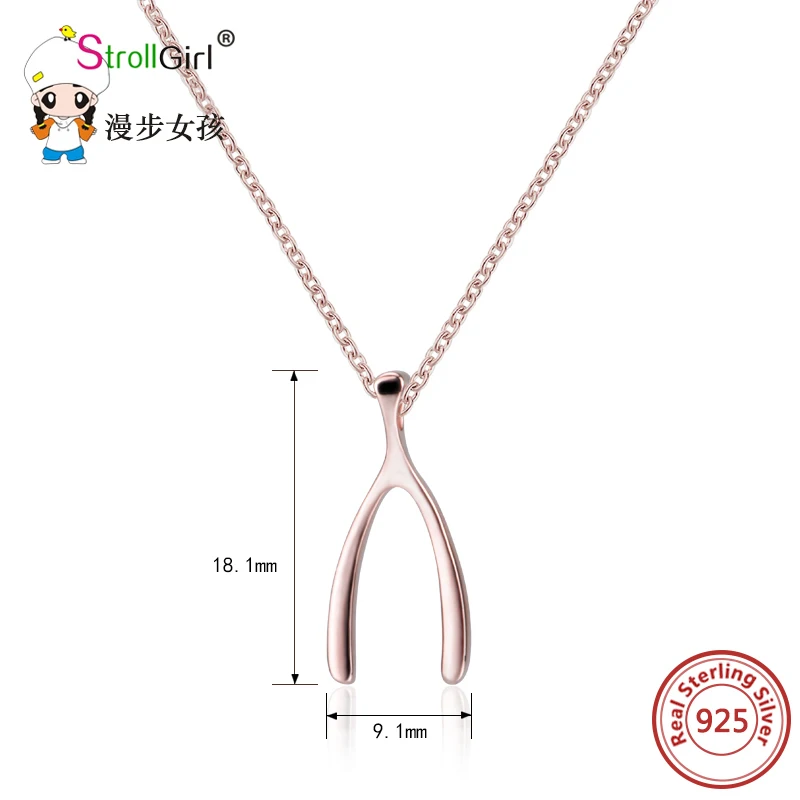 Мода ветка Подвески для Для женщин 925 серебро рога розовое золото Цвет Серебряные