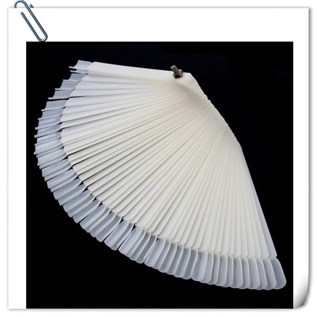 1 компл.. накладные советы для ногтей природа прозрачный черный веер палец полная