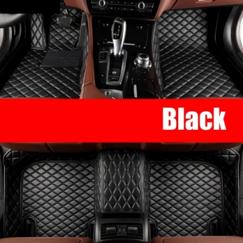 Black Автомобильный коврик для mercedes GLC 200 260 300 220d 250d 350e AMG Coupe аксессуары напольный коврик ковры - Название цвета: Black