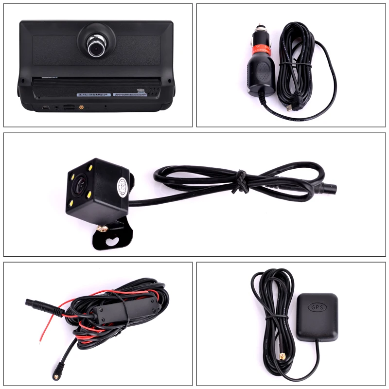 Chezhilin 6 86 4G Автомобильная камера DVR заднего вида Android 5 0 GPS Bluetooth FM WIFI двойной