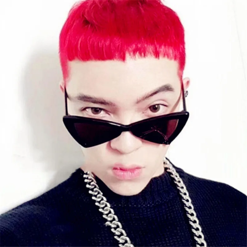 Женские и мужские солнцезащитные очки с треугольным кошачьим глазом UV400 2019 |