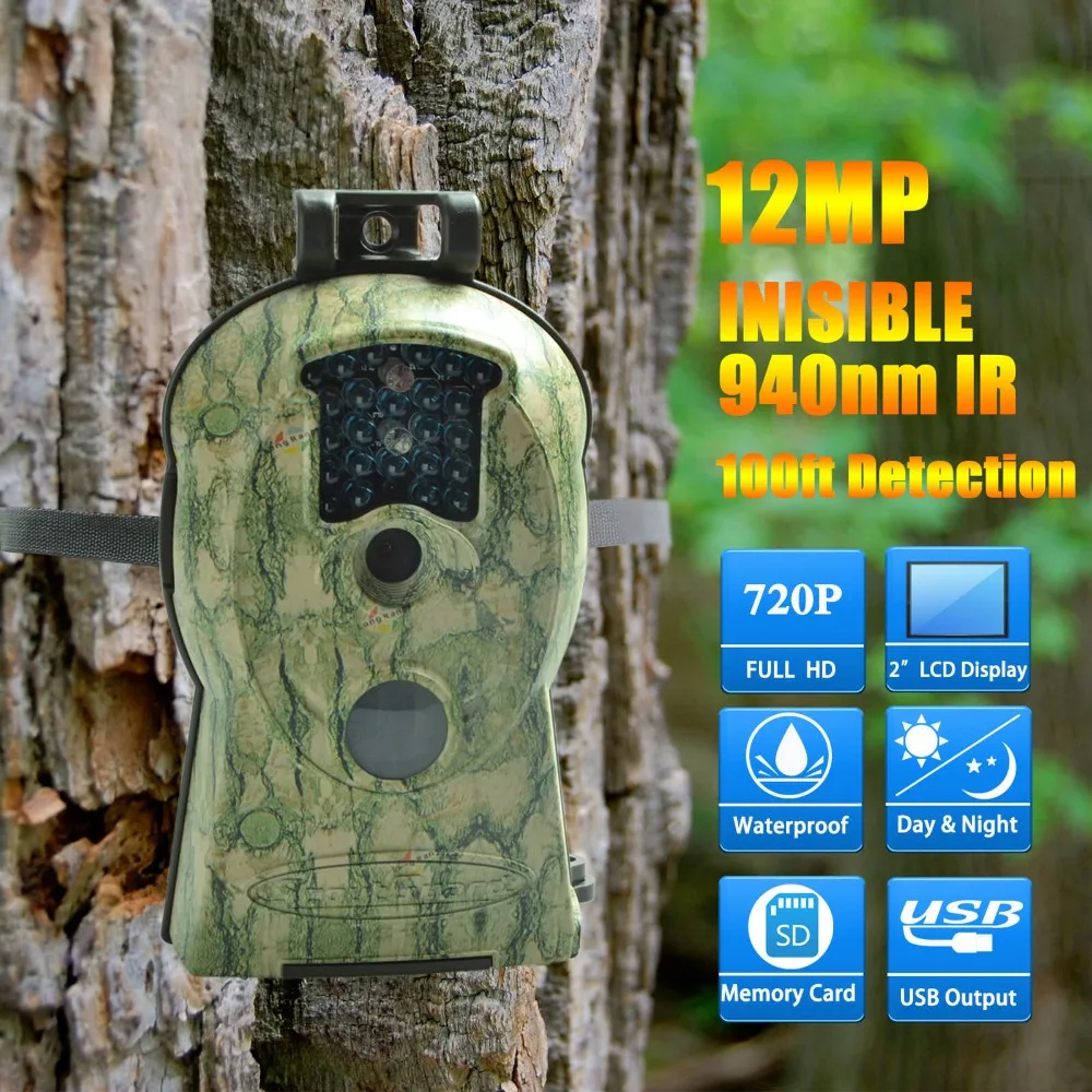 Распродано Bolyguard 12MP 720 P дикой природы trail камеры Открытый Охота видеокамера 1 44