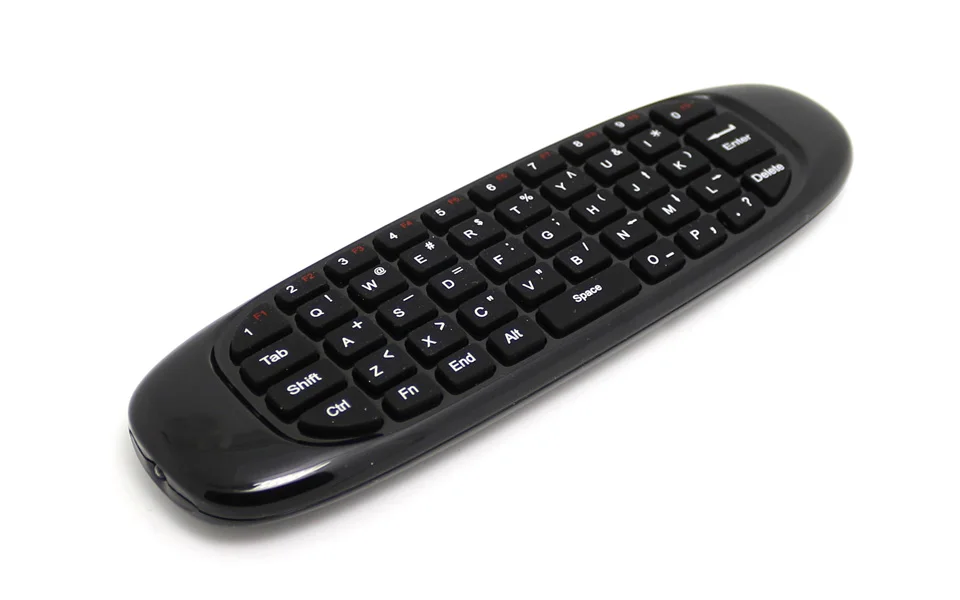 English Layout C120 2.4Ghz Arabic Layout Mini Wireless Keyboard Air Mouse for Android TV Box, Mini PC, Laptops Gyroscope Gaming Air Mouse - Цвет: English Layout