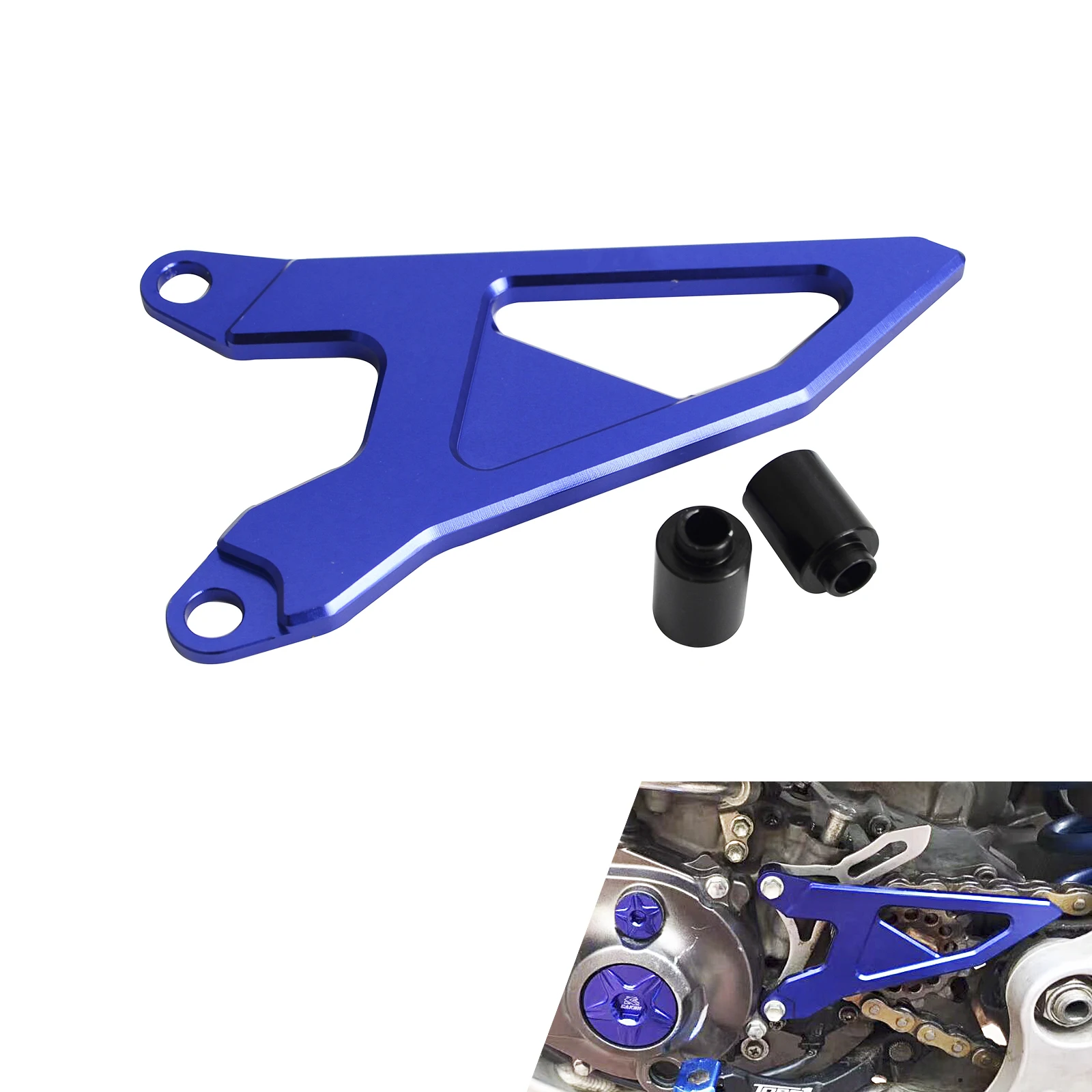 CNC Заготовка алюминиевая передняя Звездочка Защитная крышка для Yamaha YZ250F YZ450F YZ250FX