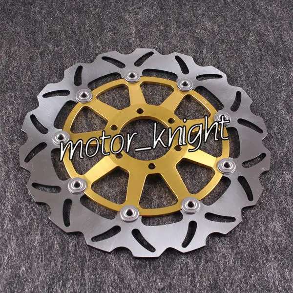 Золотые мотоциклетные тормозные роторы для Yamaha FZ750 FZS FZR 600 XJR TZ 250 TDM TRX 850 FJ1200 1990