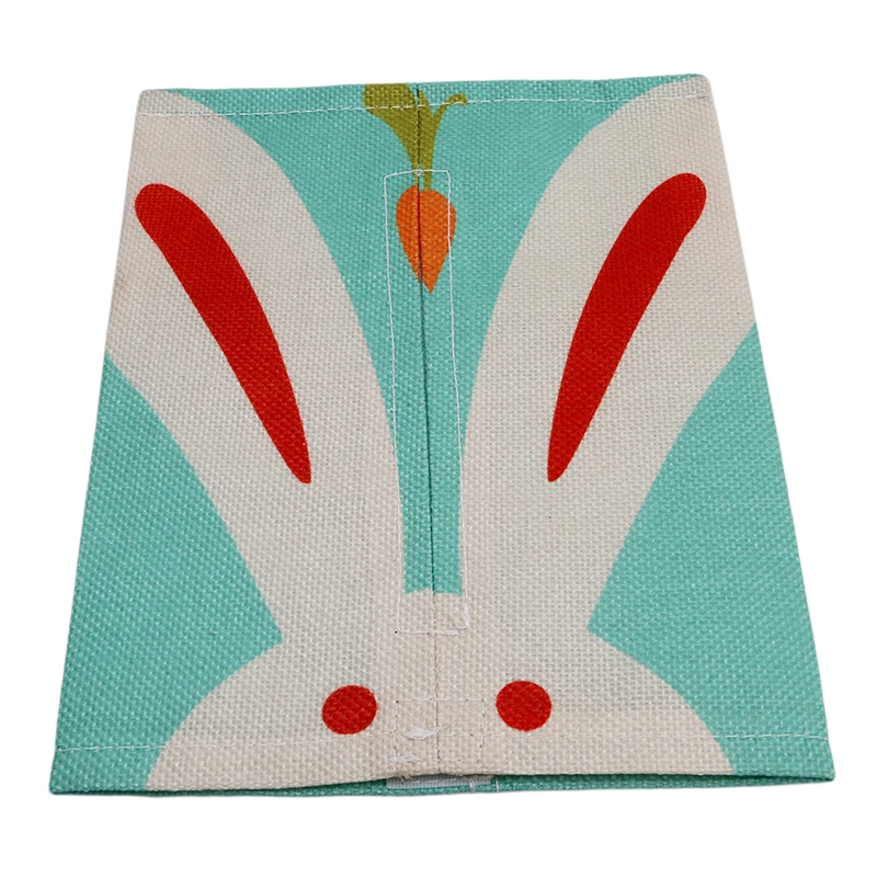 1 шт. хлопковая коробка из льняной ткани с мультяшными животными диспенсер для