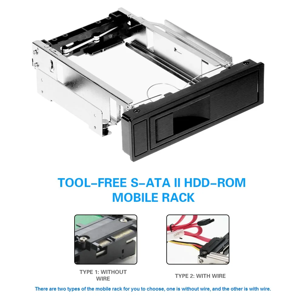 3,0 ГБ/сек. S-ATA II HDD-ROM внутренний 3," SATA HDD рамка Мобильная стойка лоток корпус док-станция Горячая замена привод отсек