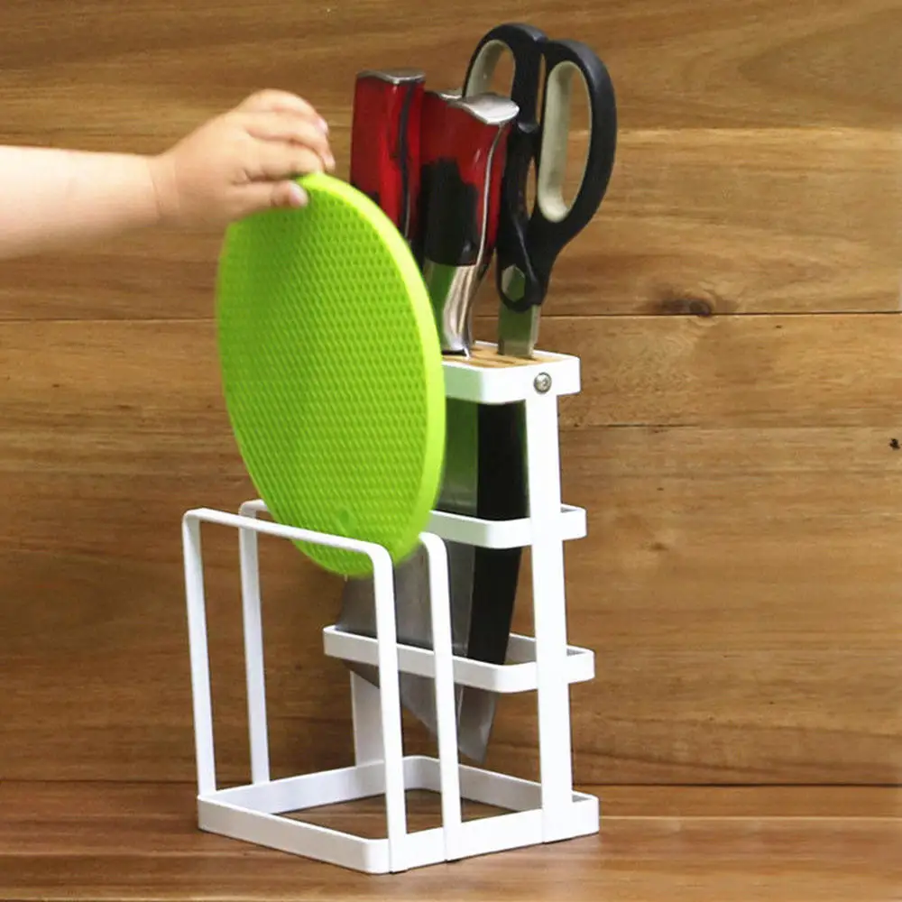 1 шт. кухонная стойка для хранения нож держатель разделочная доска стеллаж