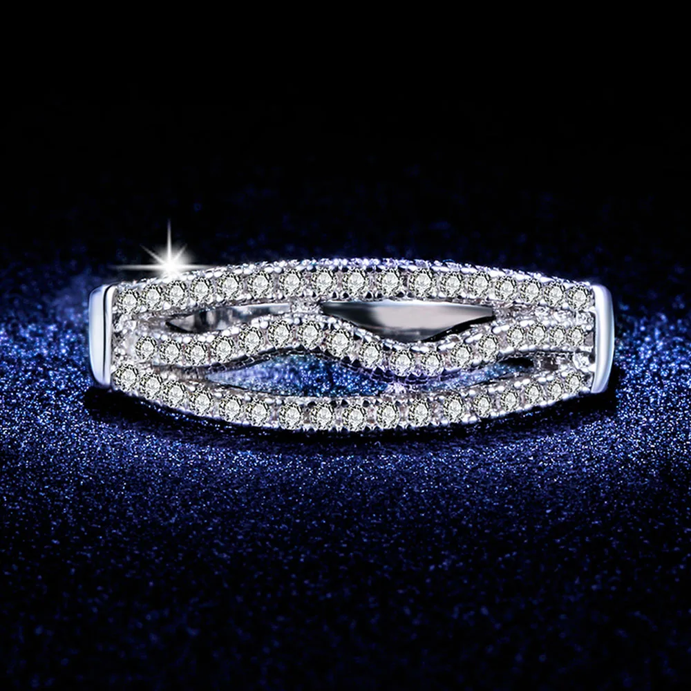 Ювелирные изделия S mall полые тонкие линии дамские дешевые принцесса огранки