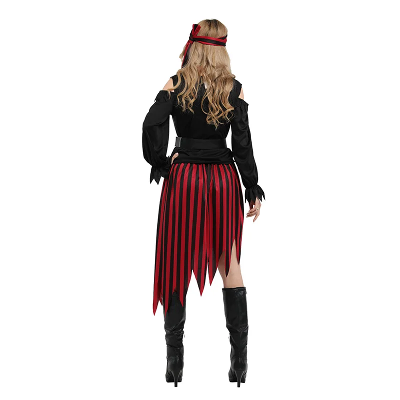 Женский костюм пирата HUIHONSHE для выступлений на сцене карнавальные костюмы платье