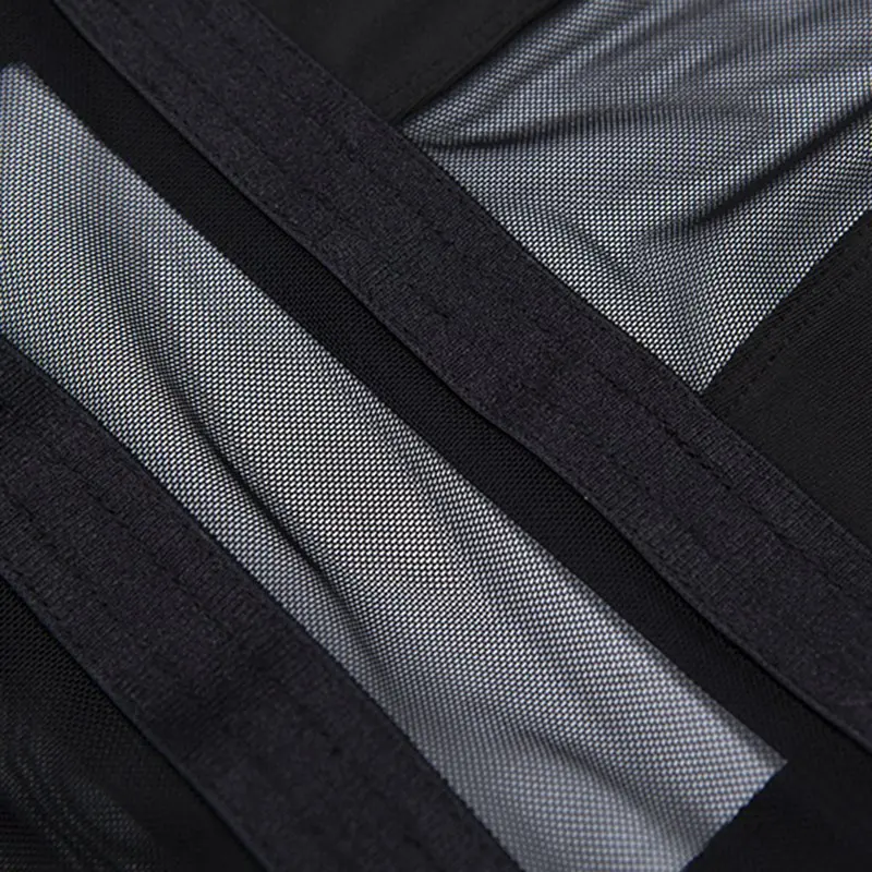 Женский комбинезон с открытой спиной повседневный однотонный сетчатый на