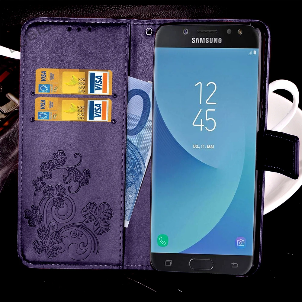 Роскошный Флип кожаный бумажник Мягкий ТПУ силиконовый чехол для samsung Galaxy J5 Pro J530F J530FM J530F/DS SM-J530F SM-J530FM чехол