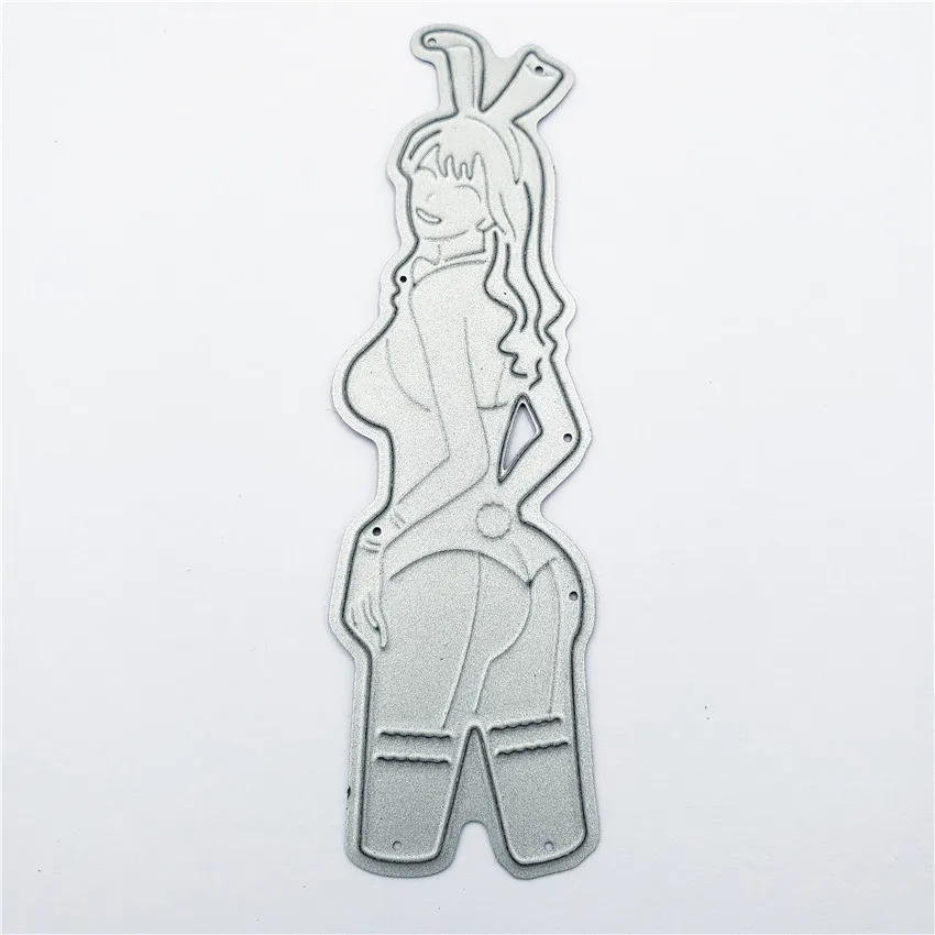 Высекальные штампы популярный кролик девочка игрушка металлическая крафт