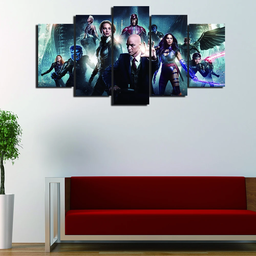 5 панелей x Для мужчин Апокалипсис кино живопись плакат стены Книги по искусству