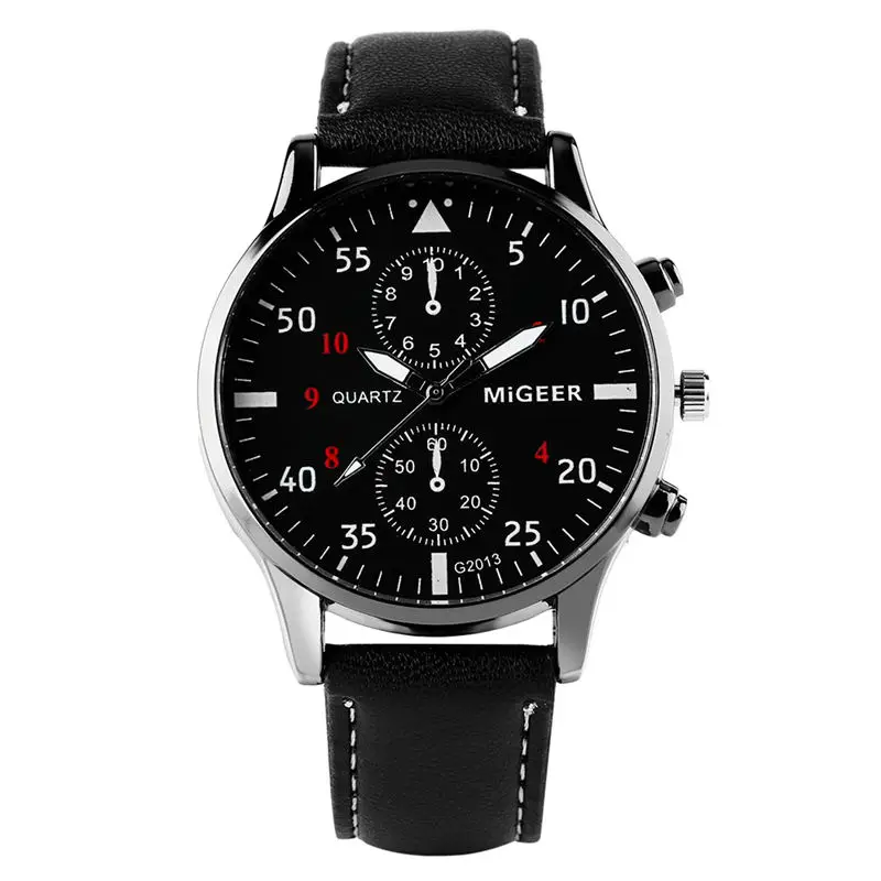 Мужские часы Keller & Weber набор с бумажником черные мужские кварцевые деловой