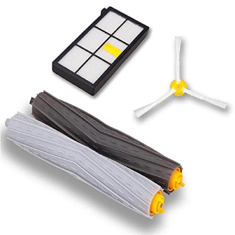 1 Набор экстракторов мусора без спутывания боковые щетки и Hepa фильтр для iRobot Roomba