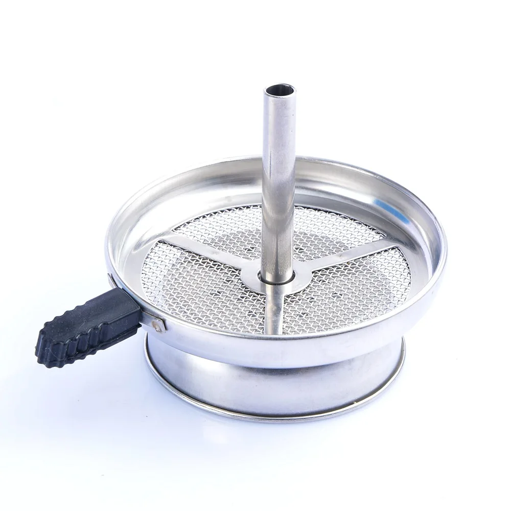 Металлический держатель угля для кальяна с ручкой Narguile Sheesha водопровод Chicha чаша для кальяна аксессуары