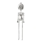 DoreenBeads тело DIY игрушка кукла изготовление Очаровательные Подвески человеческий серебряный цвет 10,4 см (4 18 дюйма) x 18 мм (68 дюйма),5 шт.