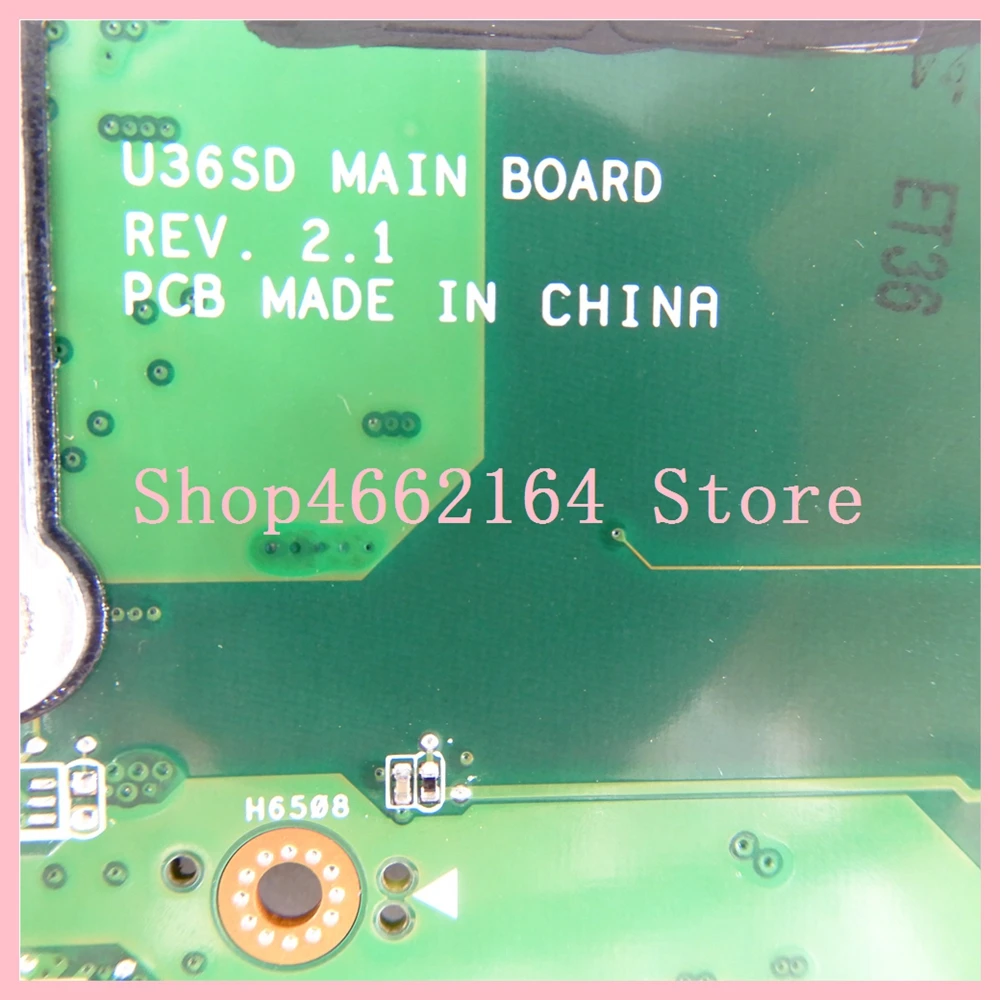 U36SG материнская плата I7-2640 процессор GT610M 1 ГБ REV2.1 для ASUS U36SG U36SD U36 U36S материнская плата для ноутбука 90R-NBJMB1700Y Тесты ОК