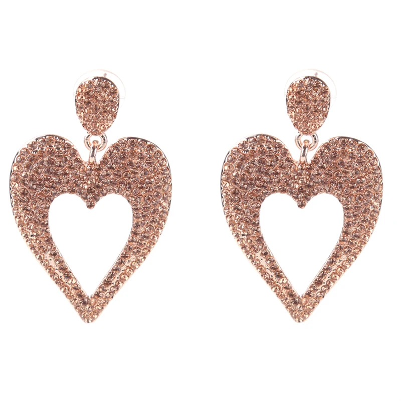 Женские Висячие серьги Junlead Винтажные в форме сердца с подвеской богемном стиле