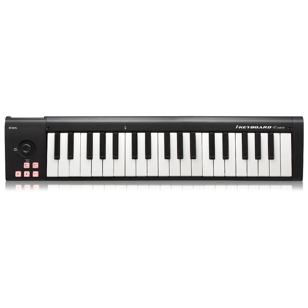 ICON iKeyboard 4mini 37-note чувствительные к скорости клавиши в стиле пианино USB MIDI контроллер клавиатура поддерживает программное обеспечение DAW
