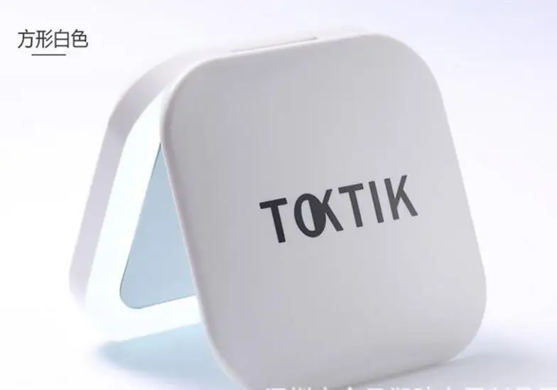 4000mAh перезаряжаемое косметическое зеркало со светодиодной подсветкой портативное зеркало для макияжа туалетное зеркало